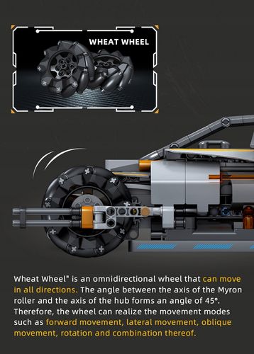Zdalnie Sterowany Samochód RC 626 Klocków Technic Burza piaskowa Racing Car na Arena.pl