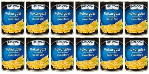 KUKURYDZA KONSERWOWA 12 X 400g SŁODKA HELCOM na Arena.pl