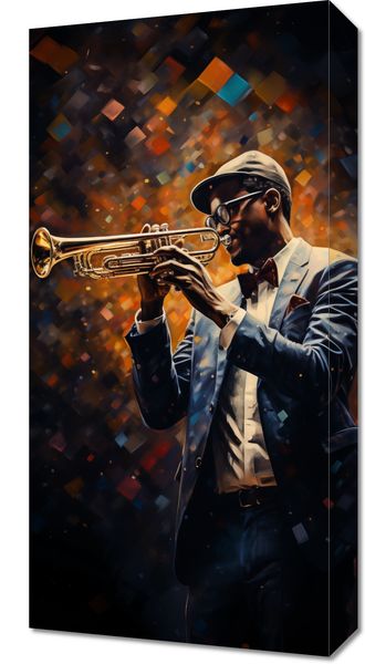 Obraz 30x60cm Symfonia na Trąbce zdjęcie 1