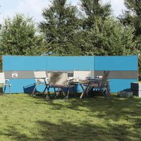 Camping Windbreak Niebieski 490x123 cm Wodoodporny