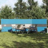 Camping Windbreak Niebieski 490x123 cm Wodoodporny