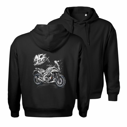 Bluza z kapturem motocyklowa z motocyklem na motor Honda NC 750 X NC750 NC750X męska czarna XXL na Arena.pl