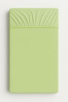 Prześcieradło bawełniane z gumką do łóżeczka 140x70 cm - zielone