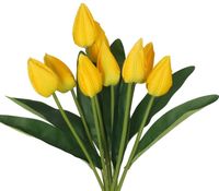 TULIPANY BUKIET TULIPANÓW SZTUCZNE KWIATY 45CM 9GAŁ