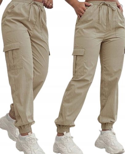 SPODNIE BOJÓWKI JOGGERY CARGO DRESY SCIĄGACZE KOLORY L/XL na Arena.pl