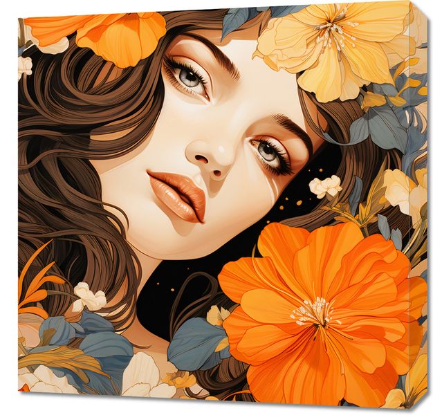 Obraz 60x60cm Kwiatowa Esencja zdjęcie 1