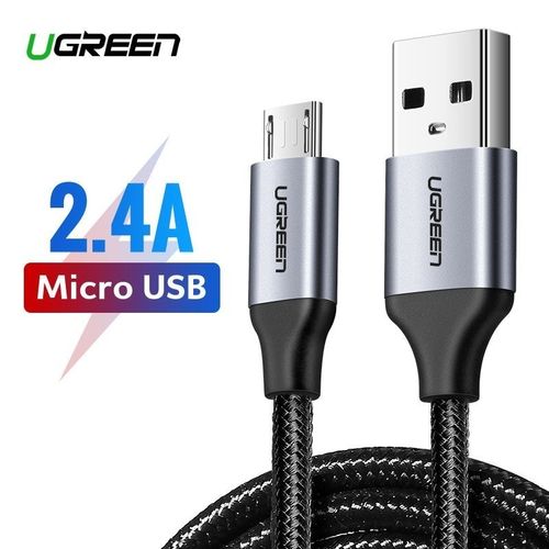 Kabel micro USB UGREEN QC 3.0 2.4A 2m (czarny) na Arena.pl