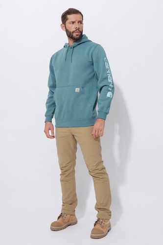 bluza carhartt midweight logo sleeve na Arena.pl