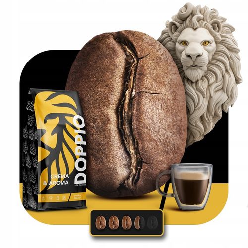 Kawa ziarnista 1kg x2 DOPPIO CREMA &AROMA- ŚWIEŻO PALONA -Blue Orca Coffee na Arena.pl