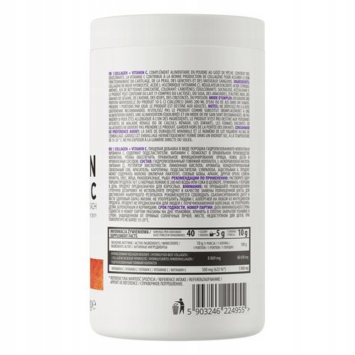 OstroVit Kolagen + Witamina C 400 g brzoskwiniowy na Arena.pl
