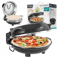 Piec Do Pizzy 1200W 420°C Dwie Grzałki Ceramiczny Kamień Teesa Supreme Fun