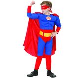 Strój przebranie dla dzieci Superbohater 120/130 cm