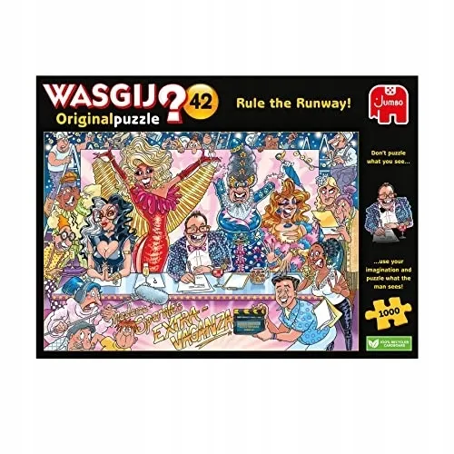 Jumbo, Wasgij Original 42, Rule the Runway, Puzzles for Adults, 1,000 piece na Arena.pl