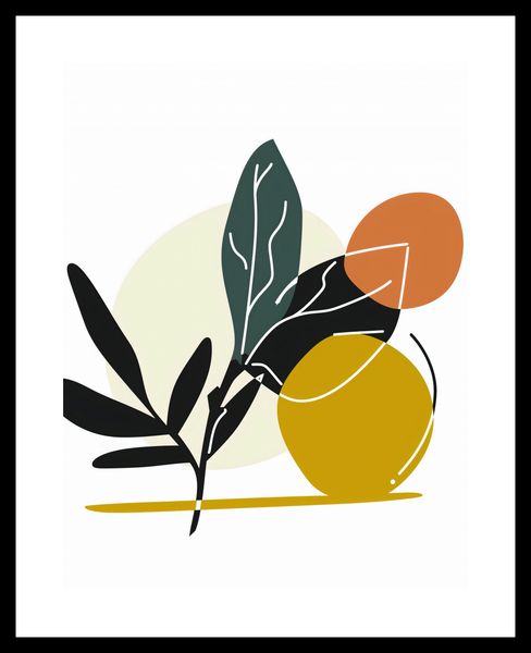 Plakat 50x65cm Elegancka Flora zdjęcie 3