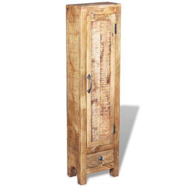 Szafka pod umywalkę, lustro, 2 szafki boczne, drewno mango zdjęcie 8