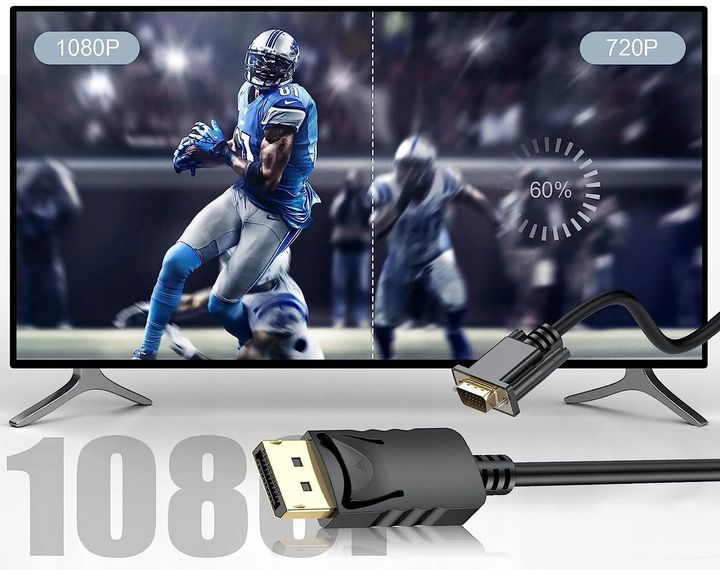 Kabel DisplayPort do HDMI DP 3 m adapter zdjęcie 10