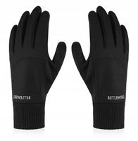 BETLEWSKI Rękawiczki wodoodporne sportowe miękkie na zimę do telefonu S-M