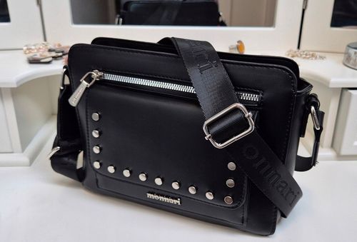 TOREBKA NA RAMIĘ LISTONOSZKA MONNARI PASEK LOGO na Arena.pl