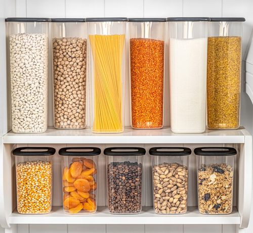 CRALEX Tosca Pojemniki na żywność kwadratowe 12szt (6x2,0Lt+6x1,2Lt) na Arena.pl