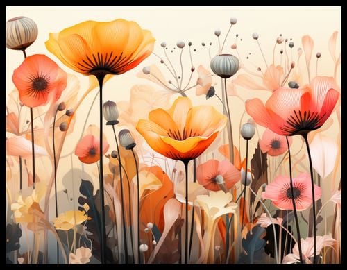 Plakat 65x50cm Taneczne Maki na Arena.pl