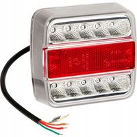 LAMPA TYLNA ZESPOLONA LED x14 12V DO PRZYCZEPY PRZYCZEPKI LAWET SAMOCHODU