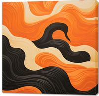 Obraz 100x100cm Dzień spotyka Noc