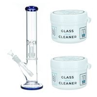glass tower clean set  -bongo 37 cm + filtracja + 2× glass cleaner mini