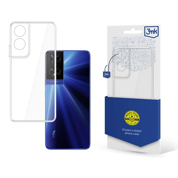 Silikonowe etui na TCL 505 - 3mk Clear Case zdjęcie 1
