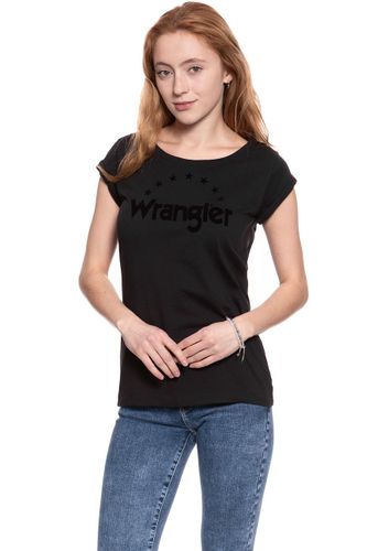 WRANGLER FLOCK TEE BLACK W7377EV01 M na Arena.pl