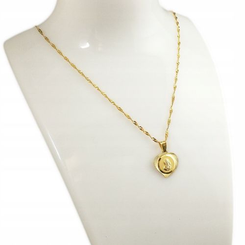 Łańcuszek Złoty Medalik Naszyjnik 925 Na Komunię Chrzest UPOMINEK GRATIS na Arena.pl