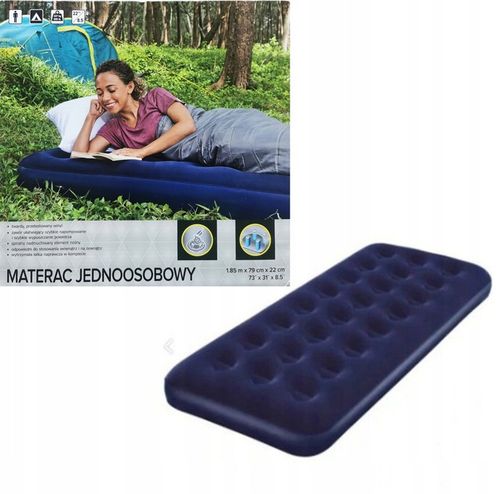 Materac jednoosobowy Welurowy Turystyczny Joinco 185 x 79 x 22 cm na Arena.pl
