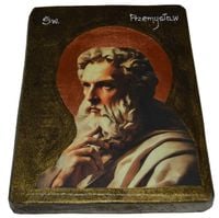 Ikona Święty Przemysław patron handlu myślistwa zbójowania