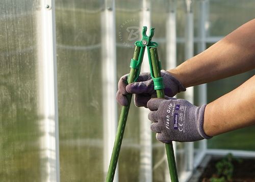 Tyczki do roślin Podpora pomidorów powlekana stal Palik 150cm 10 szt na Arena.pl