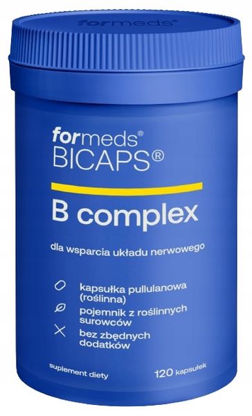 ForMeds Bicaps B Complex 120kaps. METYLO KOMPLEKS zdjęcie 1