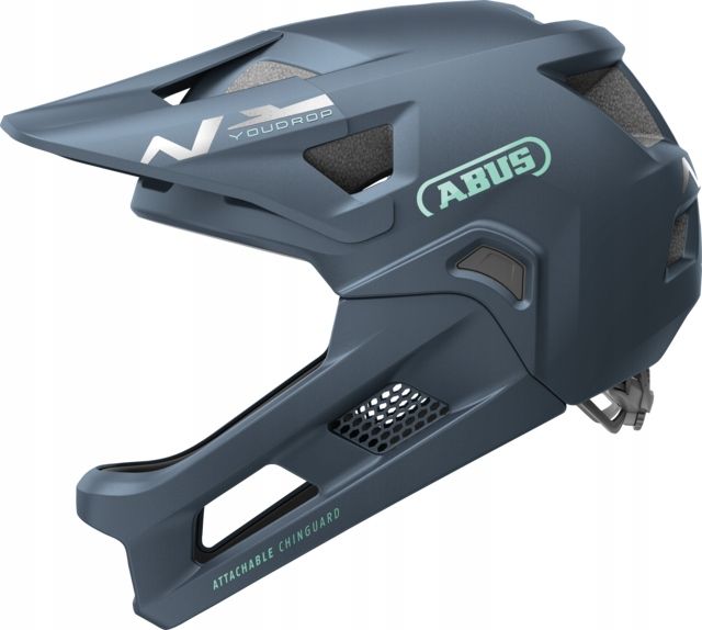 Kask rowerowy dziecięcy full face ABUS YouDrop FF midnight blue S 48-55 cm zdjęcie 13