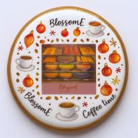 CIASTKO LUKROWANE BLOSSOME CAFE SMACZKI ROZ.XL RĘCZNIE ROBIONE