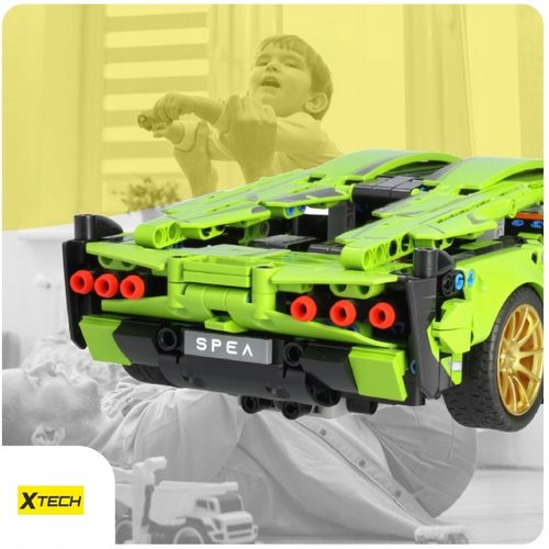 KLOCKI LAMBORGHINI TECHNICZNE AUTO SPORTOWE WYŚCIGOWE XTECH 1254 ELEMENTY na Arena.pl