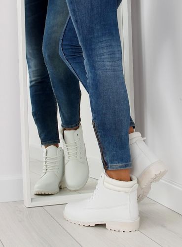 Timberki mono-colour białe BL83 White - 41 na Arena.pl