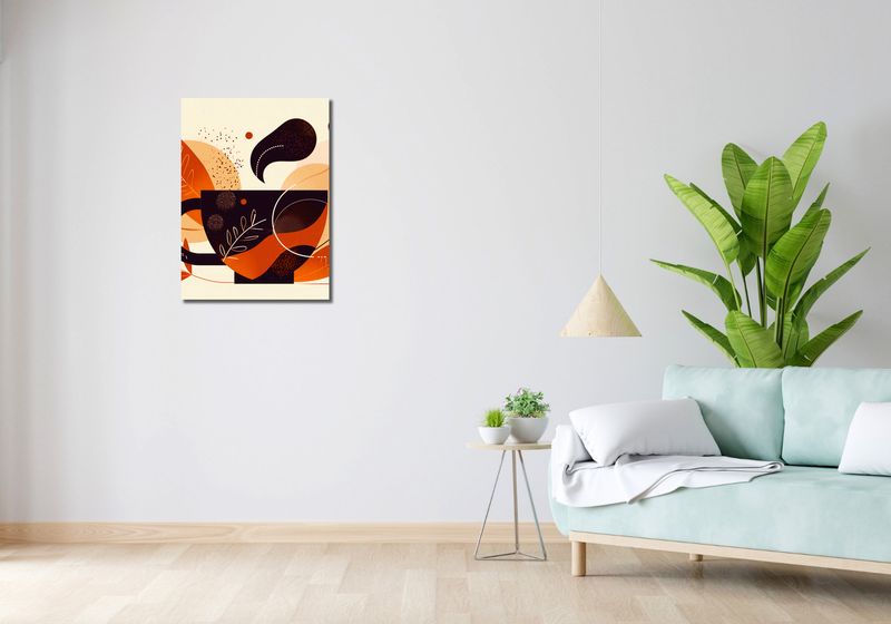 Obraz 50x70cm Wachlarz Ciepła zdjęcie 2