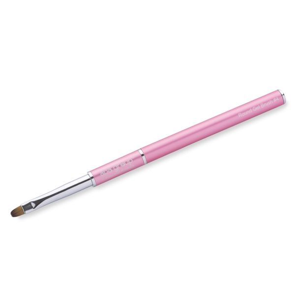 ABA GROUP Pędzelek do żelu owalny - ROUND GEL BRUSH #4 zdjęcie 1