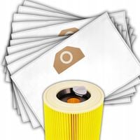 WORKI DO ODKURZACZA KARCHER WD3 10x WOREK WD 3 WD2 WD 6 SE 4001 Plus FILTR