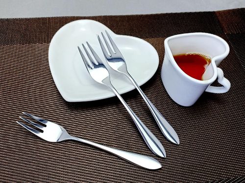 ZESTAW WIDELCZYKI DO CIASTA 6 os kpl PREMIUM 18/10 na Arena.pl