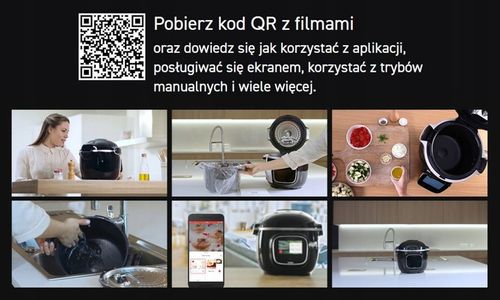 Multicooker TEFAL Cook4me Touch CY912 6l WI-FI + Misa do multicookera 6L na Arena.pl