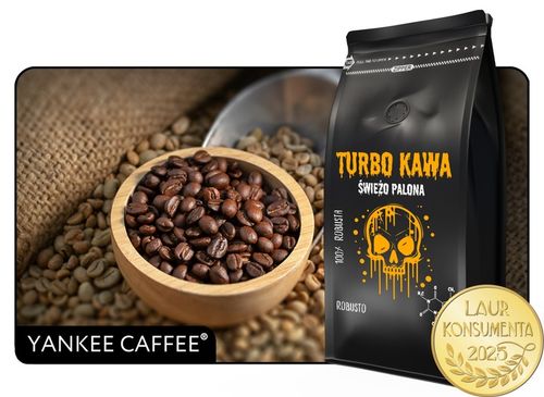 TURBO Kawa ziarnista Do ekspresu 1kg 100% Robusta ROBUSTO na Arena.pl