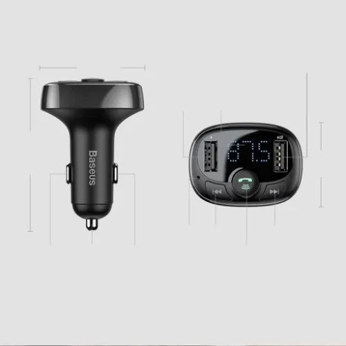 BASEUS ŁADOWARKA TRANSMITER FM BLUETOOTH BT MP3 2XUSB MICRO SD DO AUTA na Arena.pl