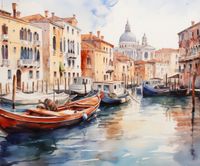 Plakat 60x50cm Wenecka Impresja