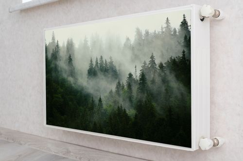 Mata MAGNETYCZNA Kaloryfera Krajobraz LAS We Mgle 80cm x 60cm na Arena.pl