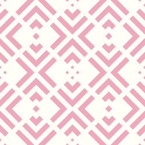 Tapeta Ścienna RÓŻOWY Wzór GEOMETRYCZNY Abstrakcja na Arena.pl