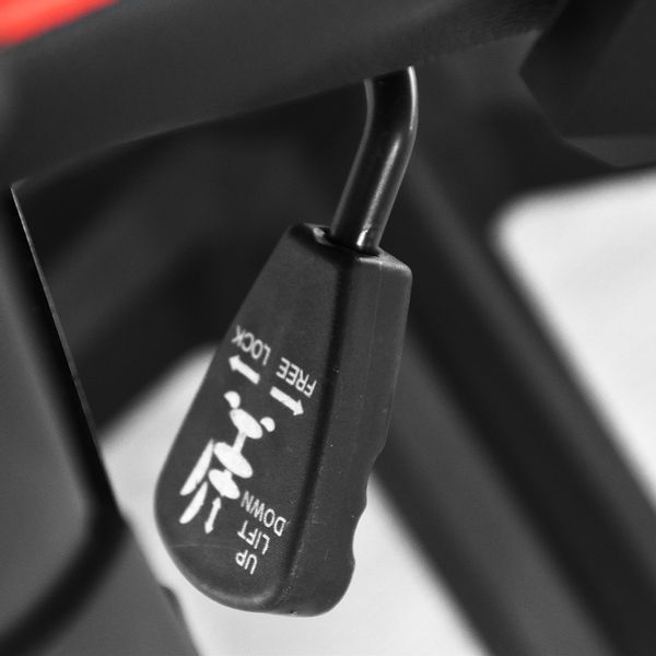 Krzesło gamingowe obrotowe dla gracza czerwone zdjęcie 8