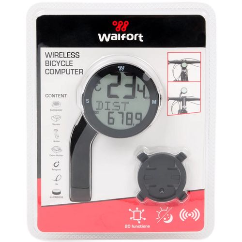 Bezprzewodowy licznik rowerowy LCD Walfort z Bluetooth na Arena.pl